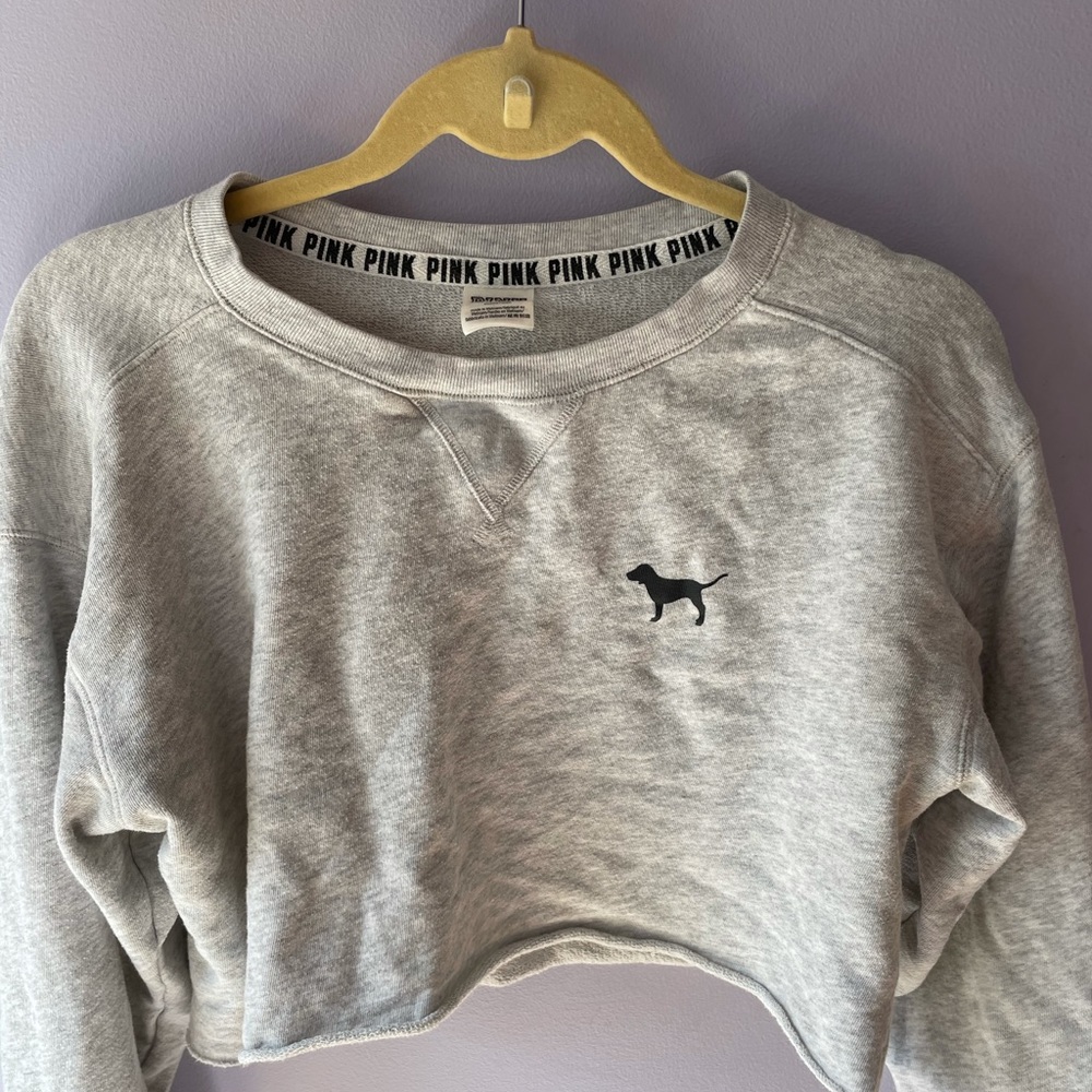 PINK cropped sweater